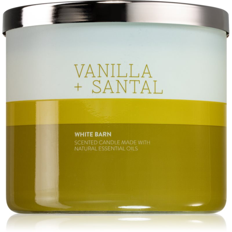 E-shop Bath & Body Works Vanilla & Santal vonná svíčka 411 g