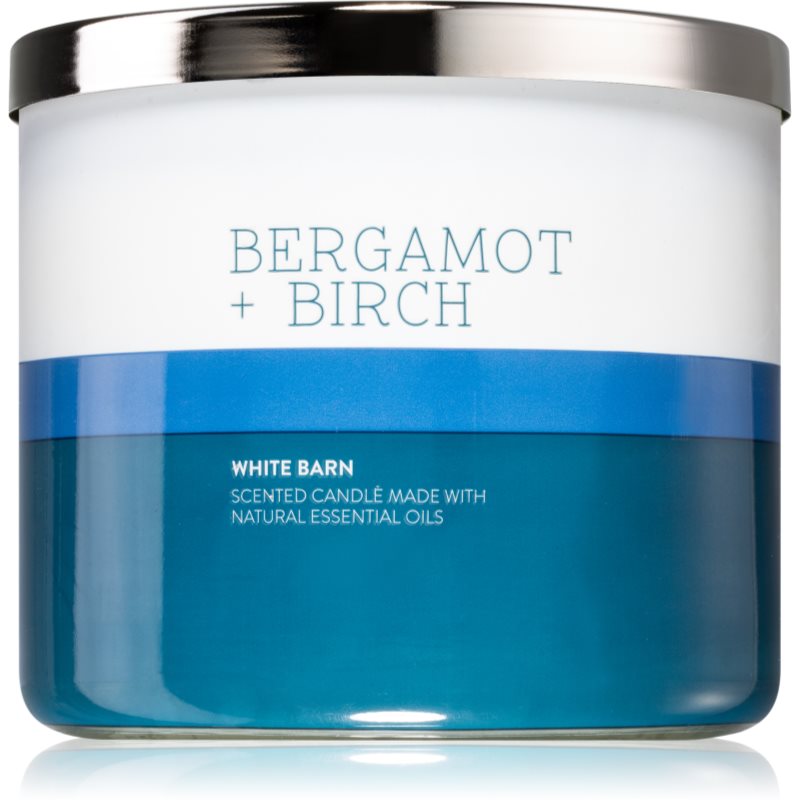 Bath & Body Works Bergamot + Birch kvapioji žvakė 411 g