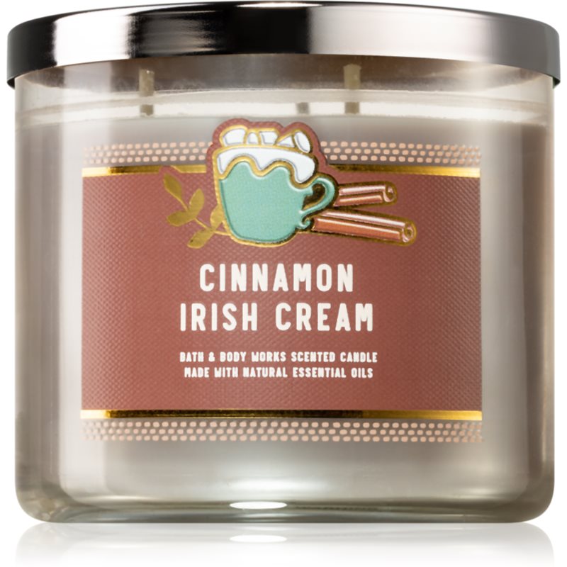 Bath & Body Works Cinnamon Irish Cream vonná sviečka 411 g