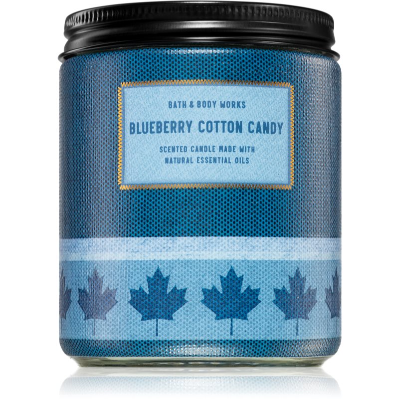 Bath & Body Works Blueberry Cotton Candy vonná sviečka 198 g