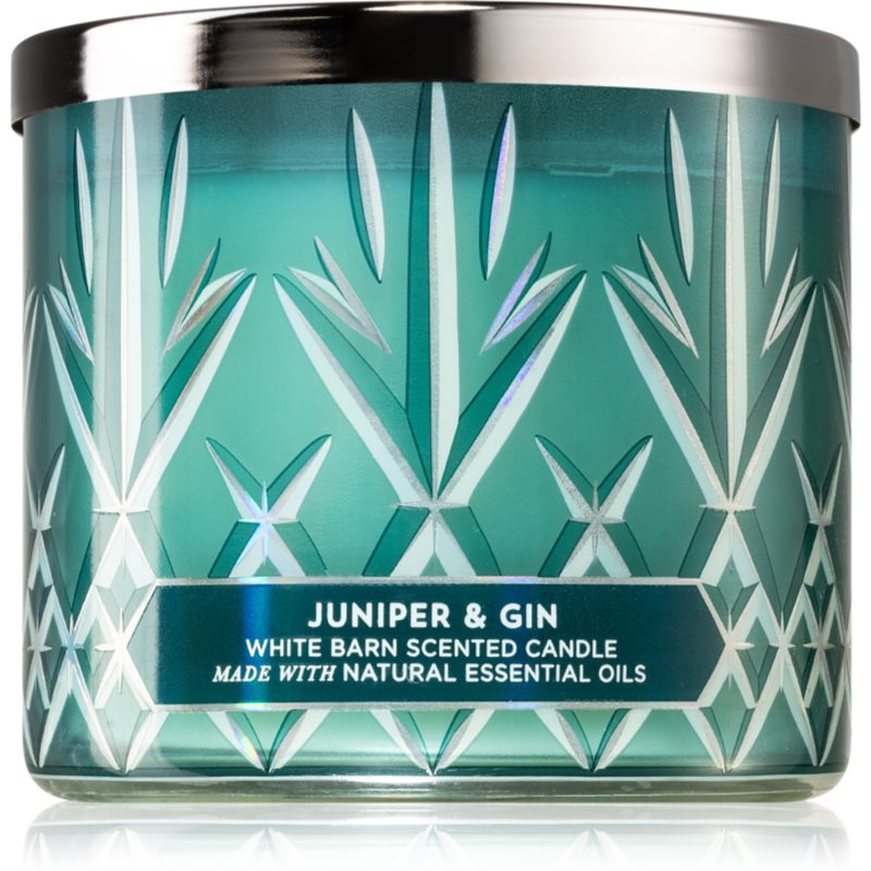 Bath & Body Works Juniper & Gin mirisna svijeća 411 g