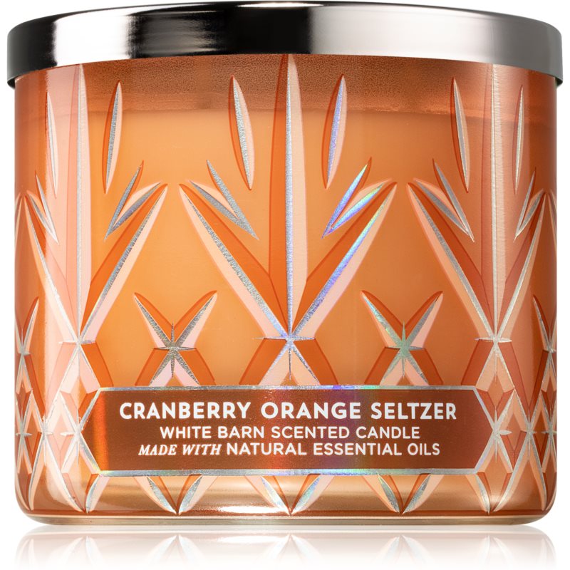 Bath & Body Works Cranberry Orange Seltzer dišeča sveča 411 g