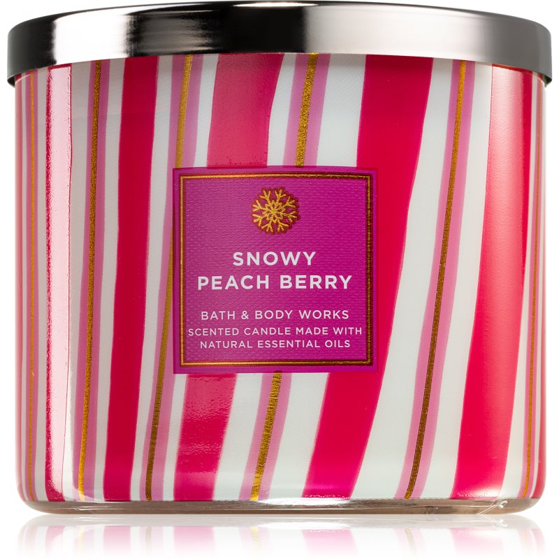 

Bath & Body Works Snowy Peach Berry aроматична свічка I