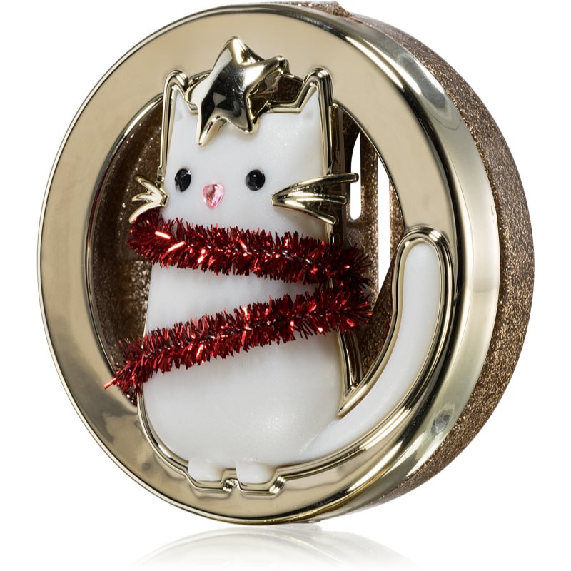Bath & Body Works Christmas Cat car air freshener holder without refill hanging 1 pc

