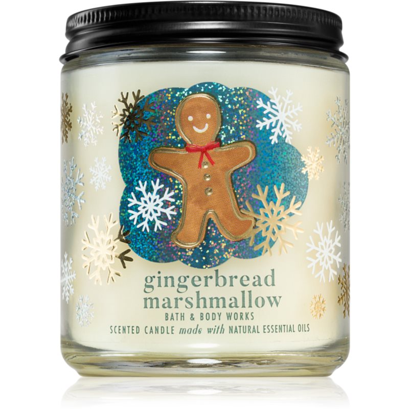 Bath & Body Works Gingerbread Marshmallow Aроматична свічка 198 гр