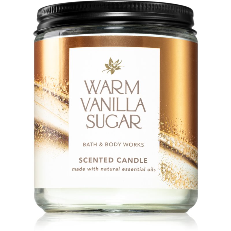 Bath & Body Works Warm Vanilla Sugar dišeča sveča 198 g