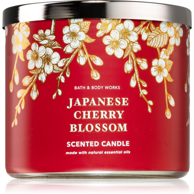 Bath & Body Works Japanese Cherry Blossom vonná sviečka I. 411 g
