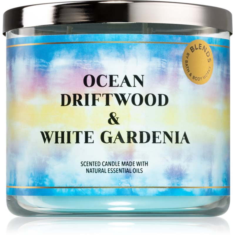 Bath & Body Works Ocean Driftwood & White Gardenia Aроматична свічка 411 гр