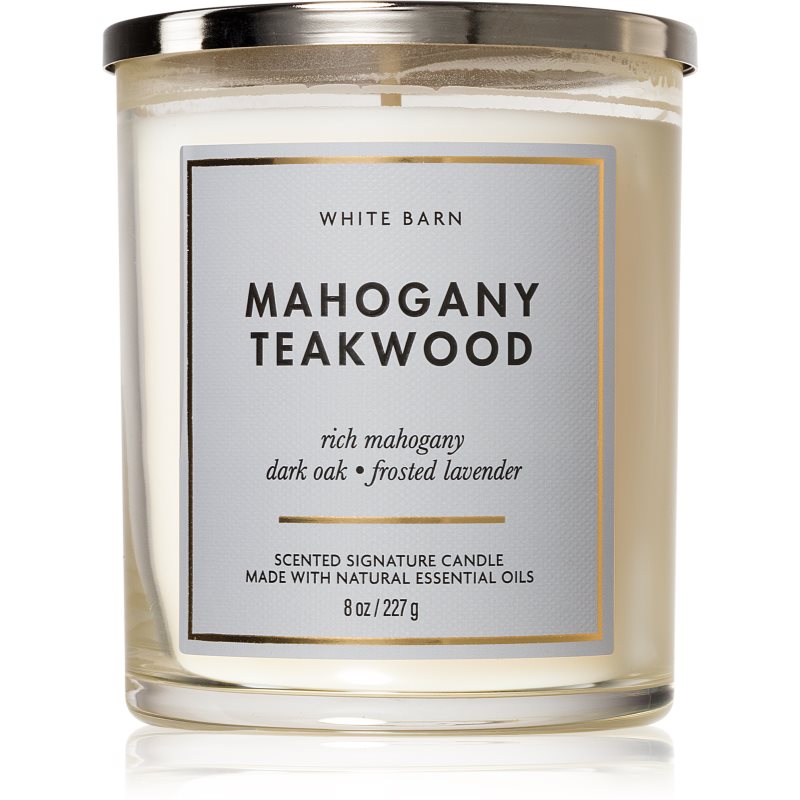Bath & Body Works Mahogany Teakwood Aроматична свічка 227 гр