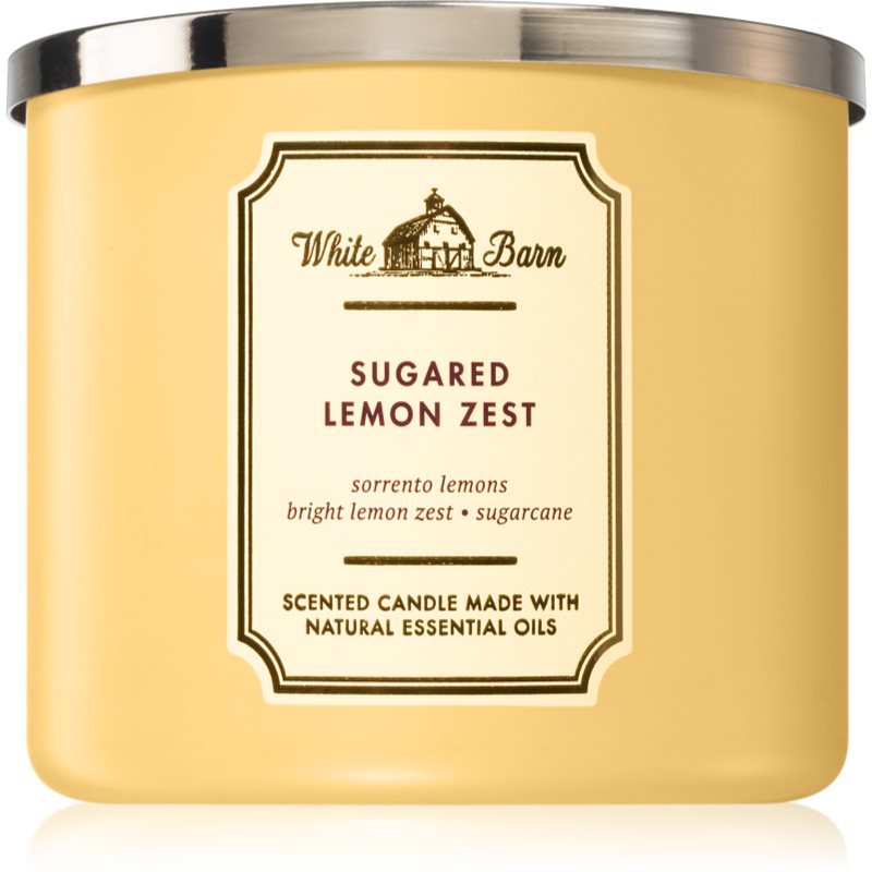 Bath & Body Works Sugared Lemon Zest scented candle III. 411 g

