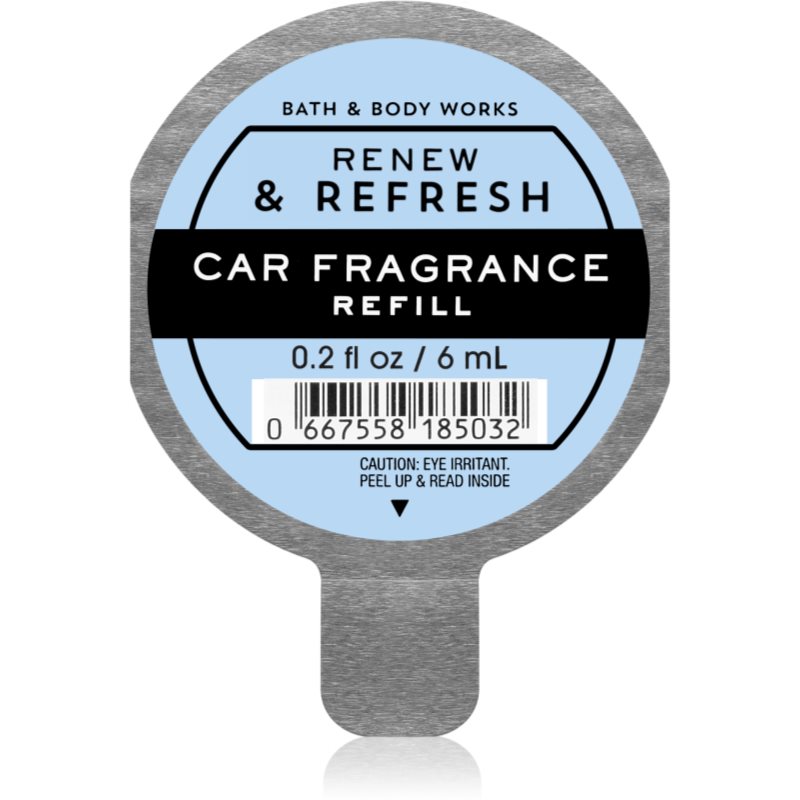 Bath & Body Works Renew & Refresh dišava za avto nadomestno polnilo 6 ml