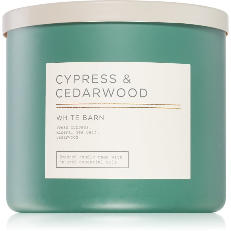 Bath & Body Works Cypress & Cedarwood Aроматична свічка 411 гр