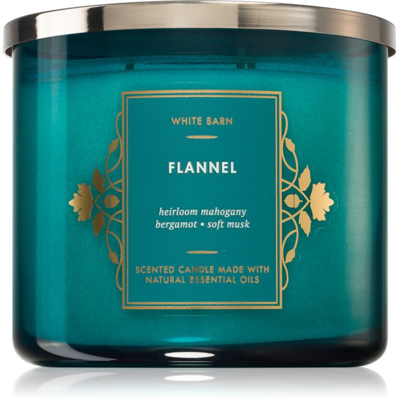 Bath & Body Works Flannel Scented Candle 411 G