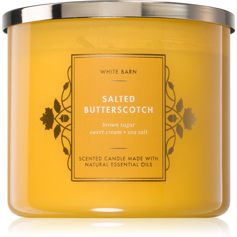 Bath & Body Works Salted Butterscotch ароматна свещ 411 гр.