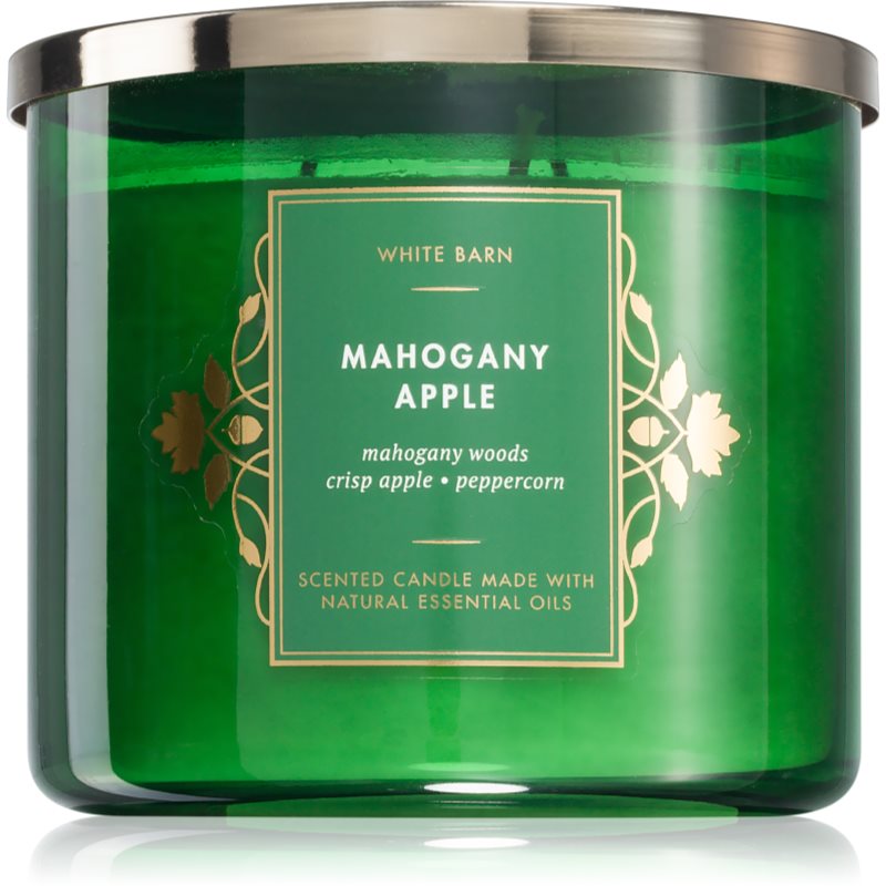 Bath & Body Works Mahogany Apple Scented Candle III. 411 G