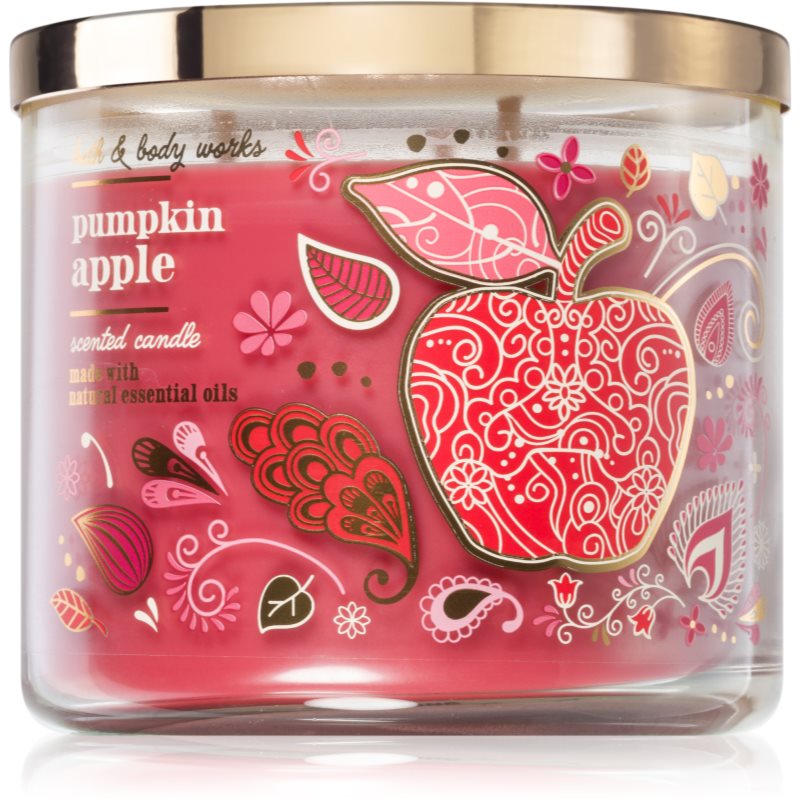 Bath & Body Works Pumpkin Apple ароматна свещ 411 гр.