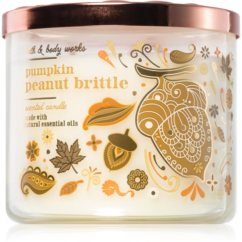 Bath & Body Works Pumpkin Peanut Brittle dišeča sveča 411 g