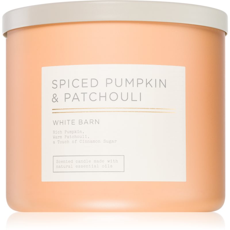 Bath & Body Works Spiced Pumpkin & Patchouli scented candle I. 411 g

