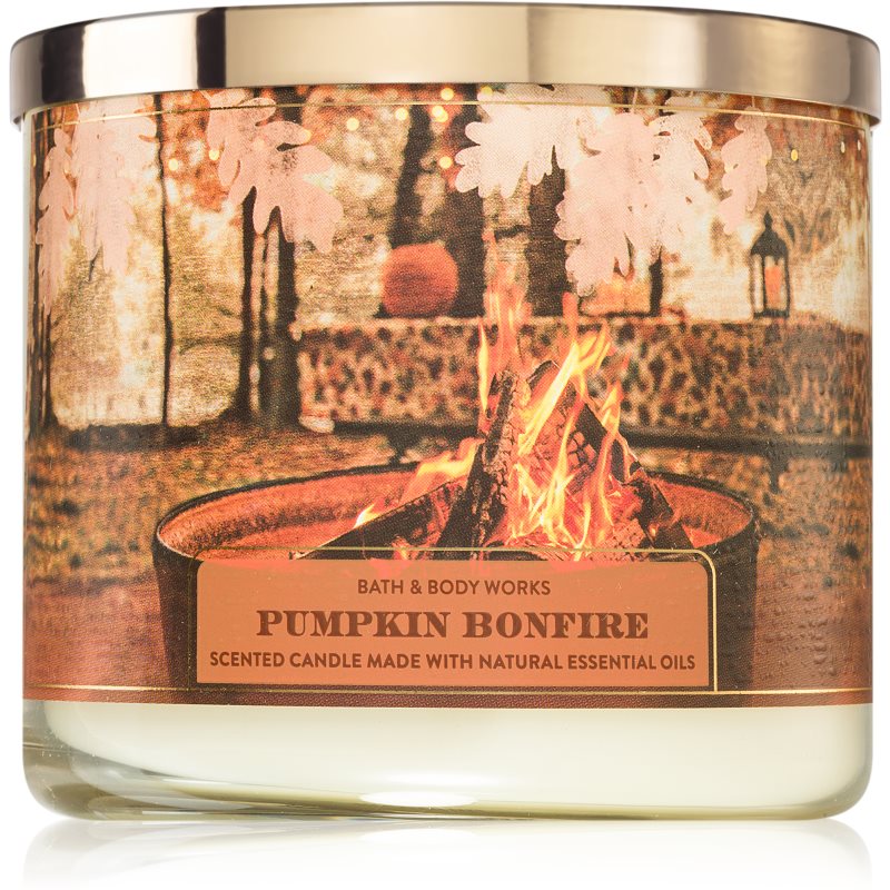 Bath & Body Works Pumpkin Bonfire scented candle I. 411 g
