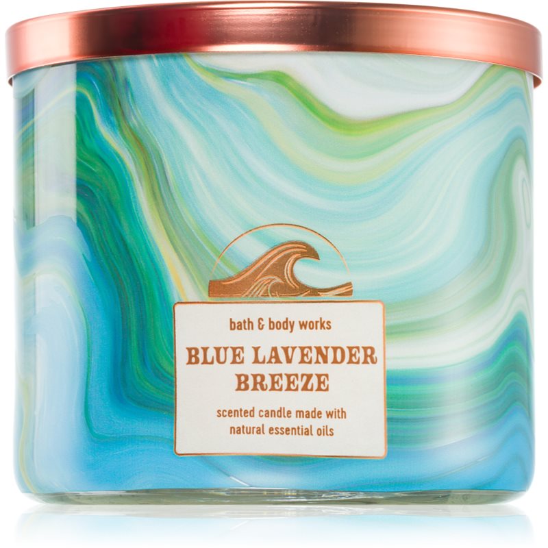 Bath & Body Works Blue Lavender Breeze scented candle 411 g
