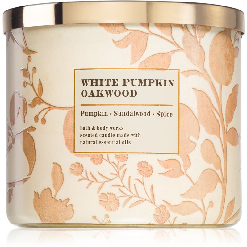 Bath & Body Works White Pumpkin Oakwood scented candle 411 g
