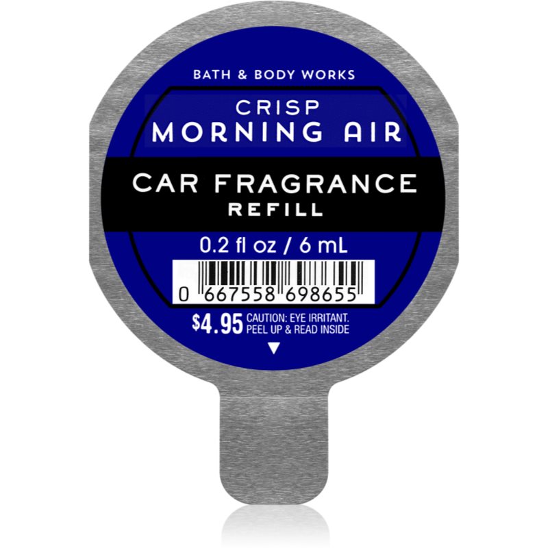 Bath & Body Works Crisp Morning Air désodorisant voiture recharge 6 ml unisex