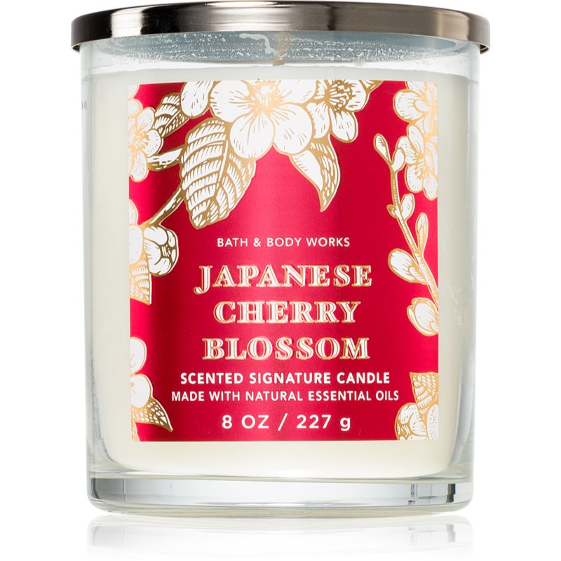 Bath & Body Works Japanese Cherry Blossom Aроматична свічка 227 гр