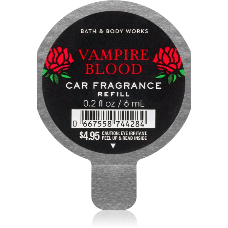 Bath & Body Works Vampire Blood désodorisant voiture recharge 6 ml unisex