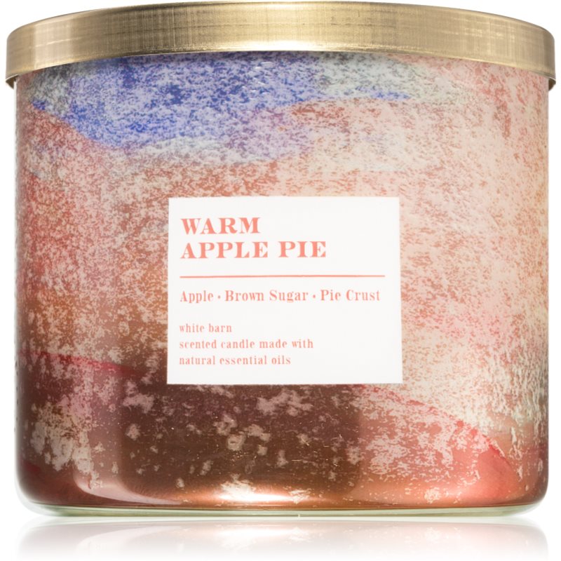 Bath & Body Works Warm Apple Pie aроматична свічка 411 гр