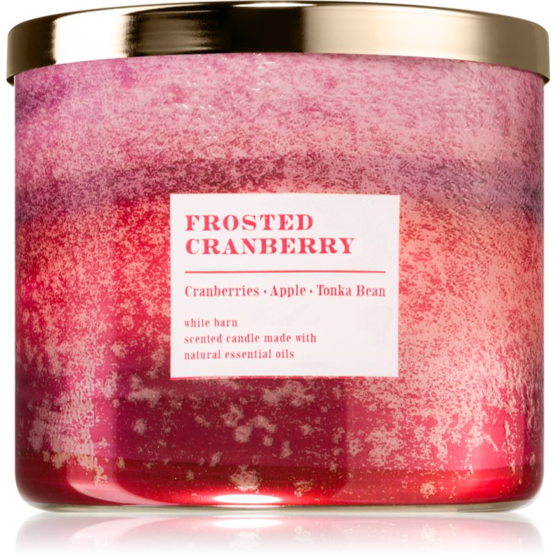Bath & Body Works Frosted Cranberry dišeča sveča 411 g