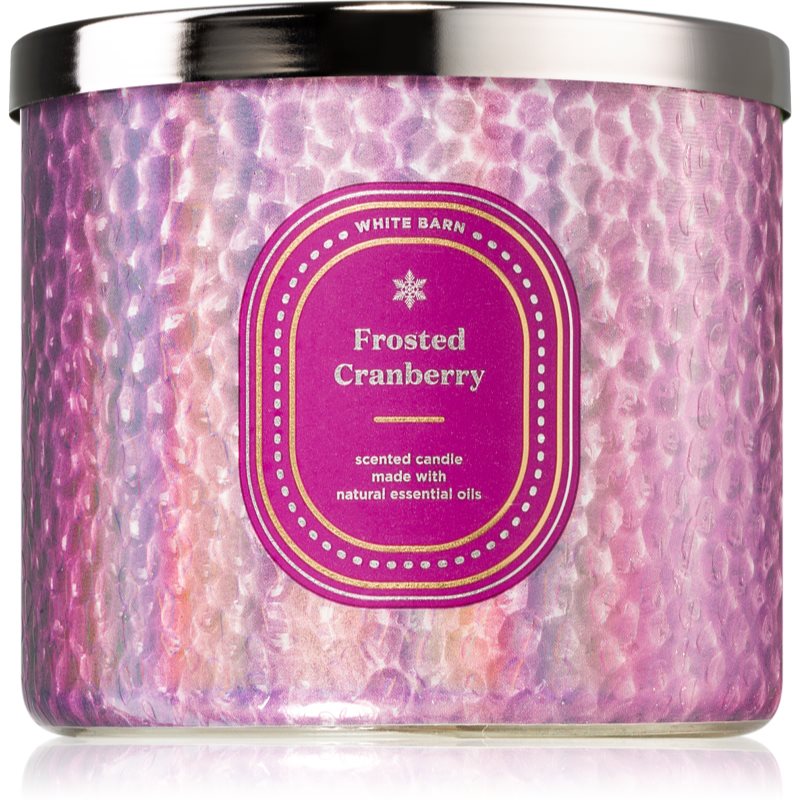 Bath & Body Works Frosted Cranberry Scented Candle 411 G