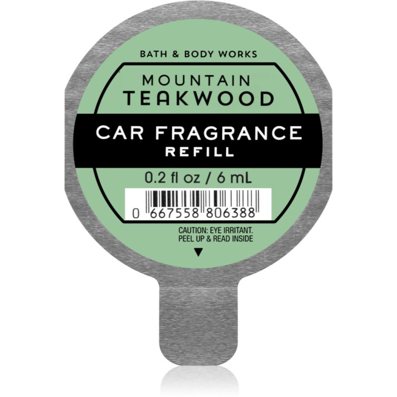 Bath & Body Works Mountain Teakwood car air freshener refill 6 ml
