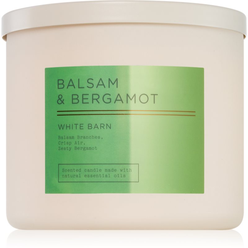 Bath & Body Works Balsam & Bergamot dišeča sveča 411 g