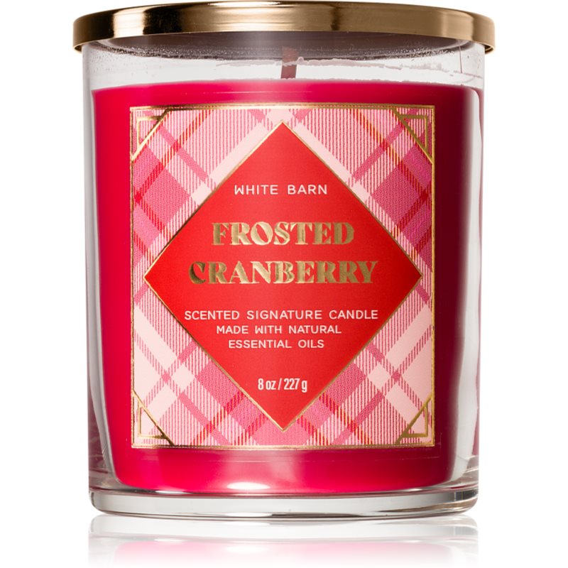 Bath & Body Works Frosted Cranberry dišeča sveča 227 g