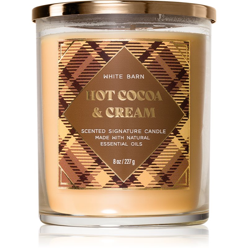 Bath & Body Works Hot Cocoa & Cream aроматична свічка 227 гр