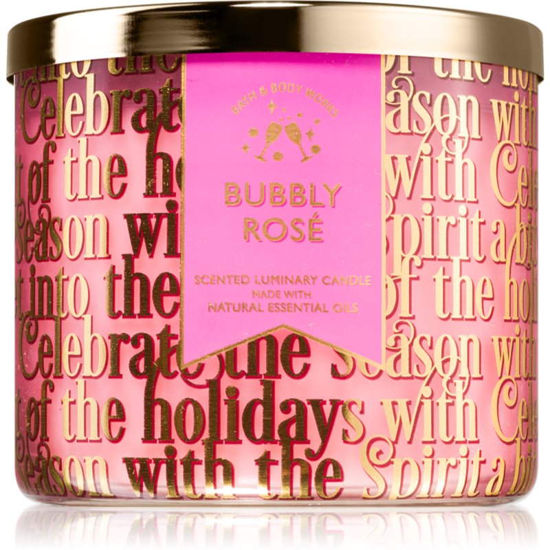 Bath & Body Works Bubbly Rosé Scented Candle 411 G