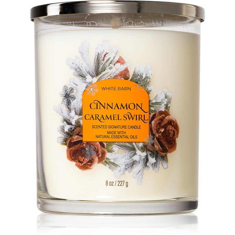 Bath & Body Works Cinnamon Caramel Swirl mirisna svijeća 227 g