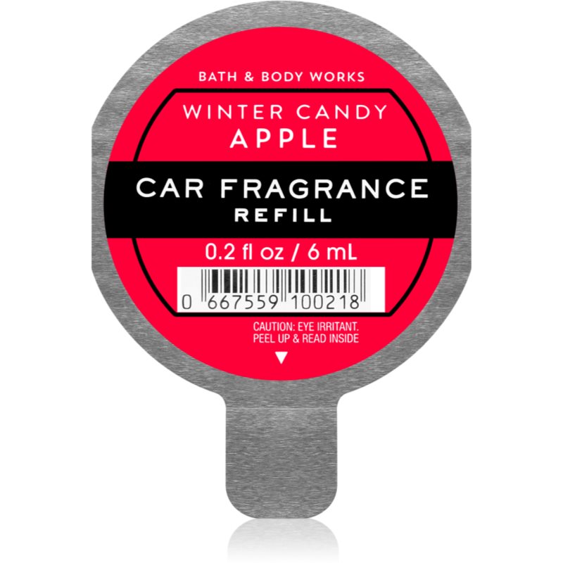 Bath & Body Works Winter Candy Apple dišava za avto nadomestno polnilo 6 ml