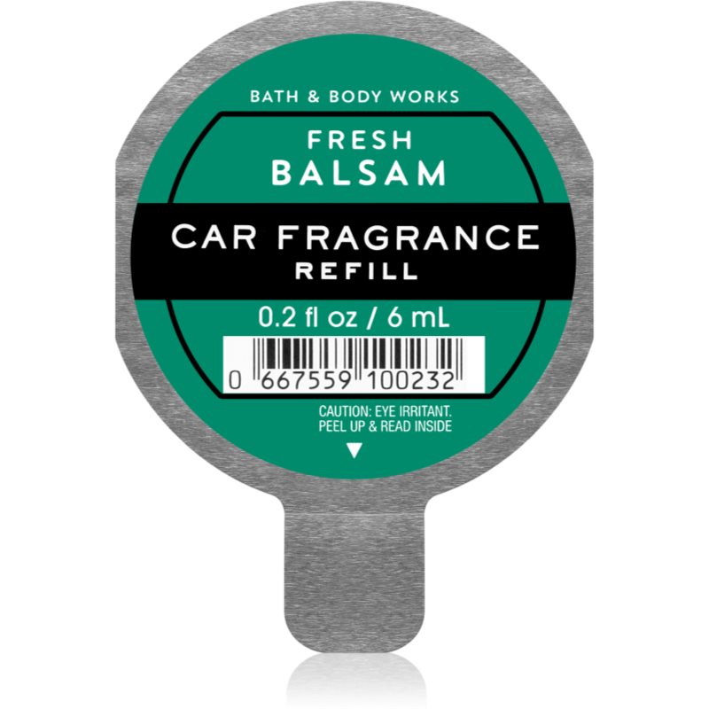 E-shop Bath & Body Works Fresh Balsam vůně do auta náhradní náplň 6 ml