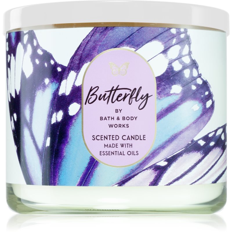 Bath & Body Works Butterfly ароматна свещ II. 411 гр.