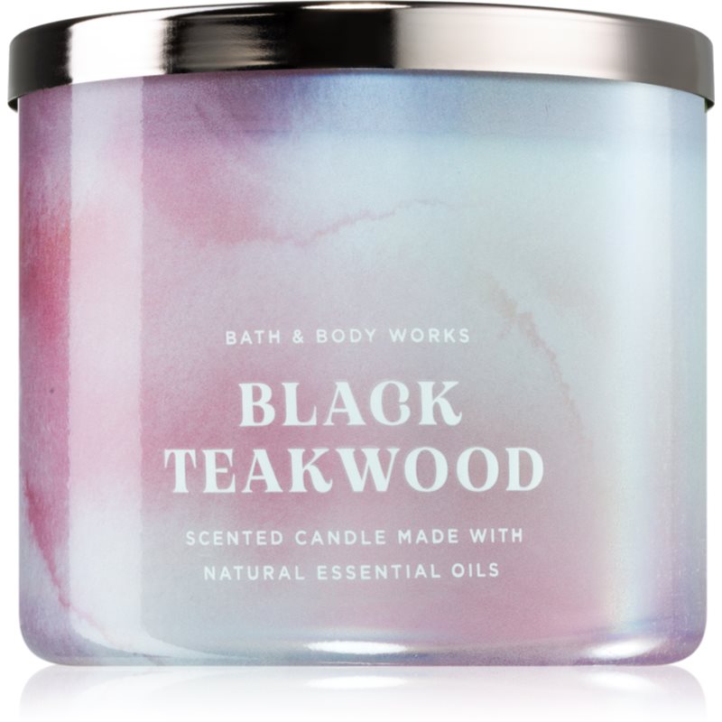 Bath & Body Works Black Teakwood Duftkerze 411 g