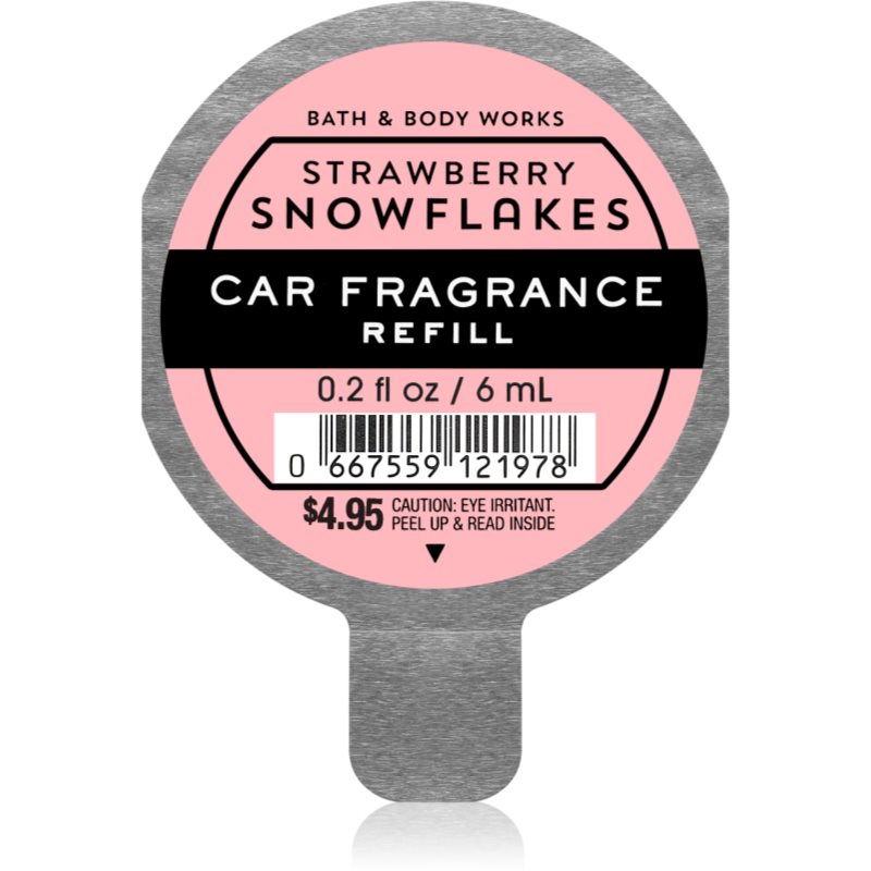 Bath & Body Works Strawberry Snowflakes illat autóba utántöltő 6 ml akciós termékkép 1