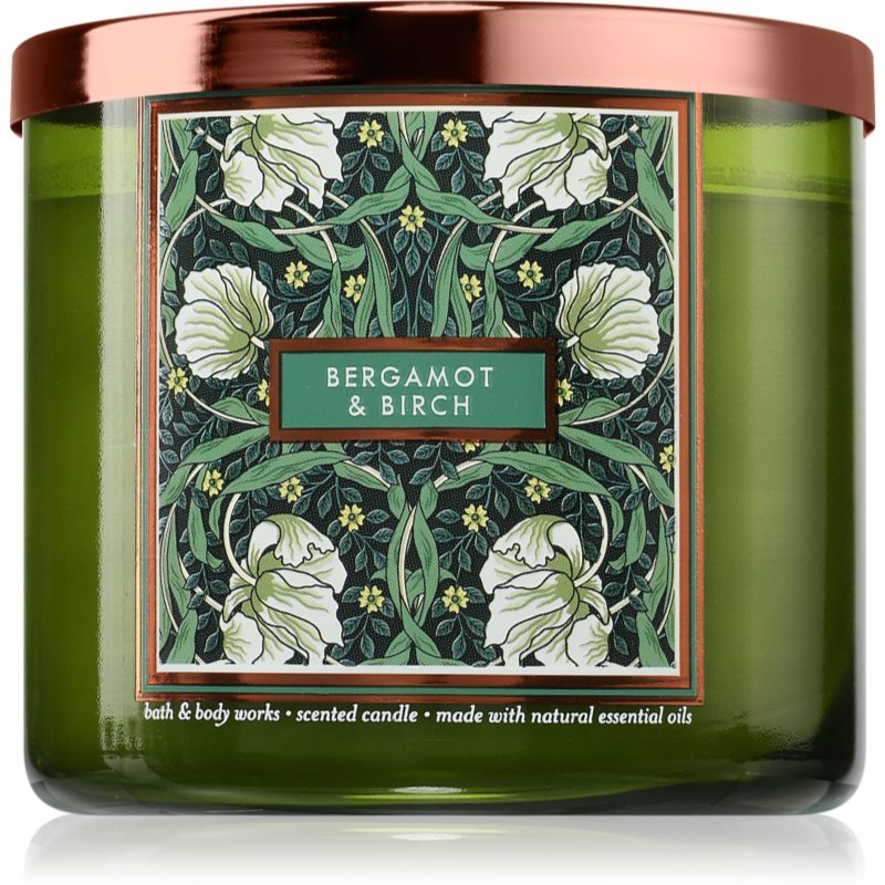 Bath & Body Works Bergamot & Birch vonná svíčka 411 g