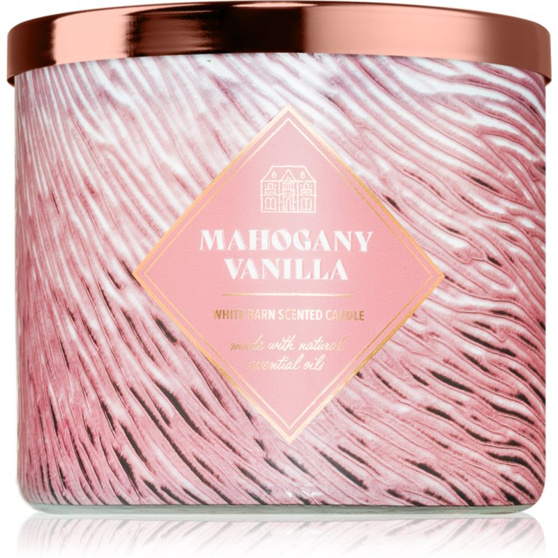 Bath & Body Works Mahogany Vanilla aроматична свічка 411 гр