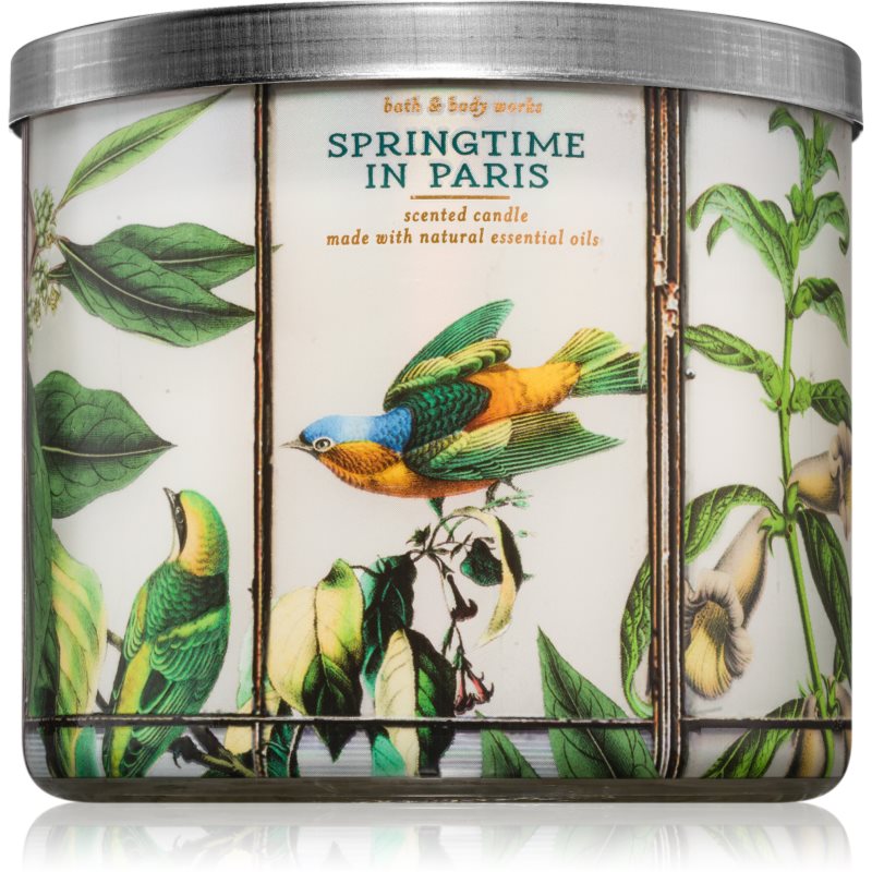 Bath & Body Works Springtime In Paris vonná svíčka 411 g