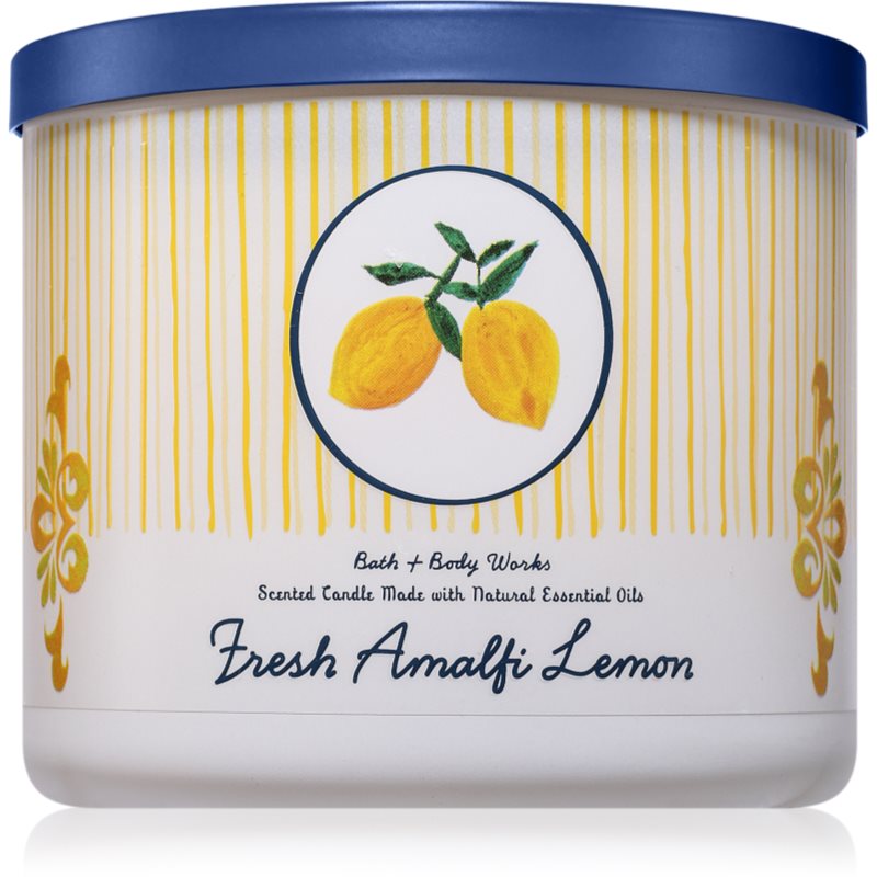 Bath & Body Works Fresh Amalfi Lemon vonná svíčka 411 g