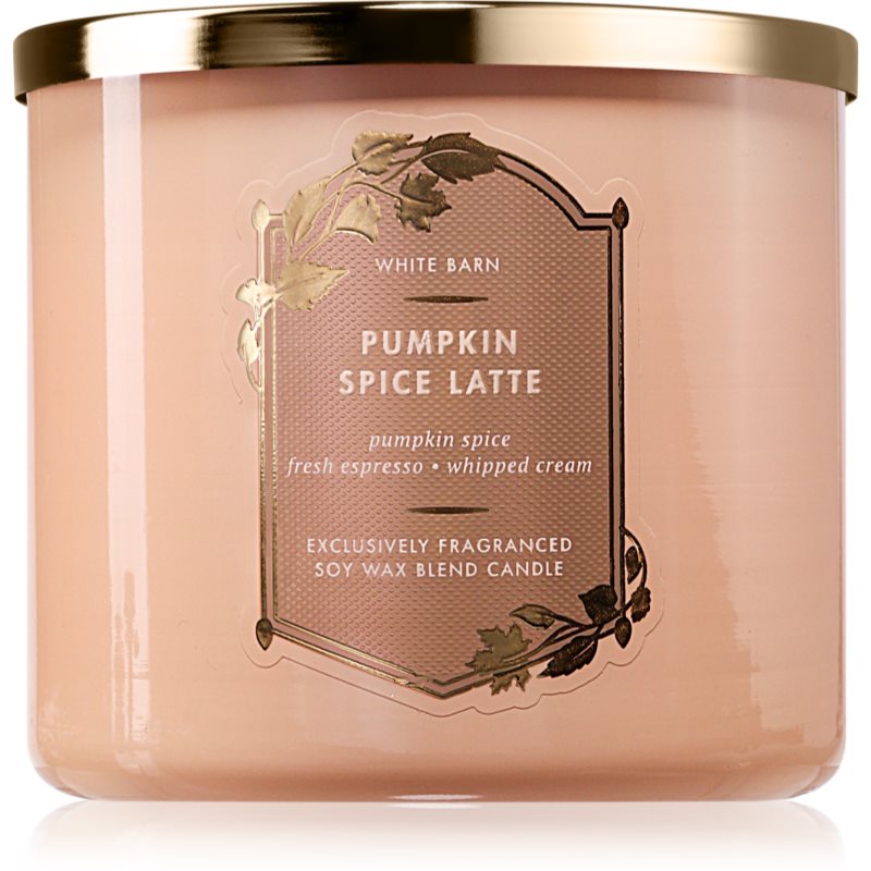 Bath & Body Works Pumpkin Spice Latte illatgyertya 411 g akciós termékkép 1