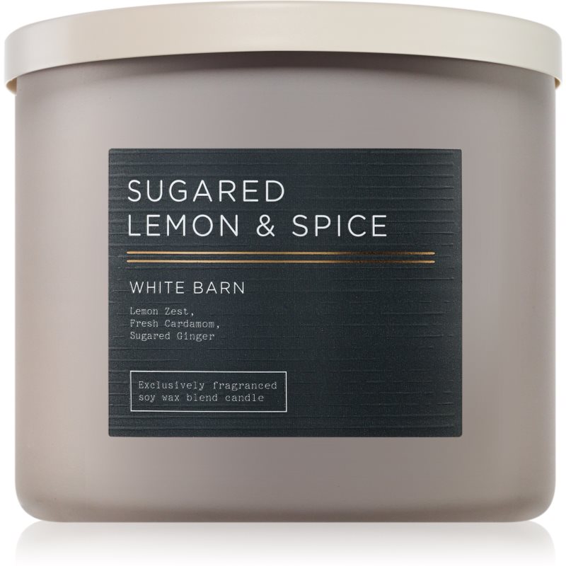 Bath & Body Works Sugared Lemon & Spice vonná svíčka 411 g