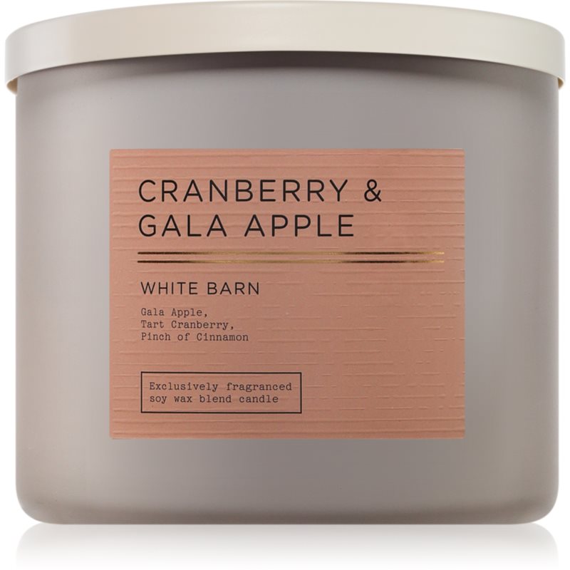 Bath & Body Works Cranberry & Gala Apple vonná svíčka 411 g