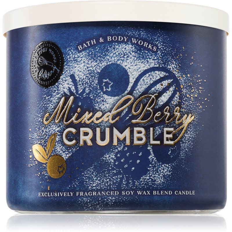 Bath & Body Works Mixed Berry Crumble vonná svíčka 411 g